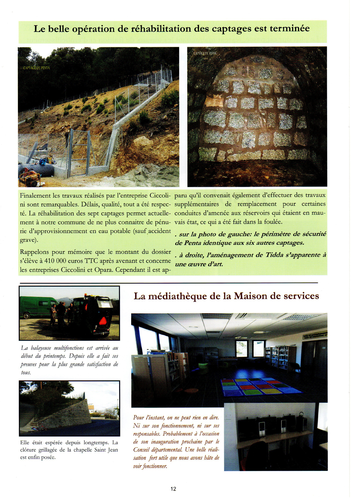 Bulletin municipal N° 14 page 12