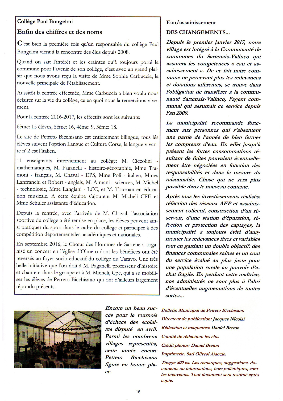 Bulletin municipal N° 14 page 15