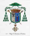 Armoiries de l'évêque JB Colonna d'Istria